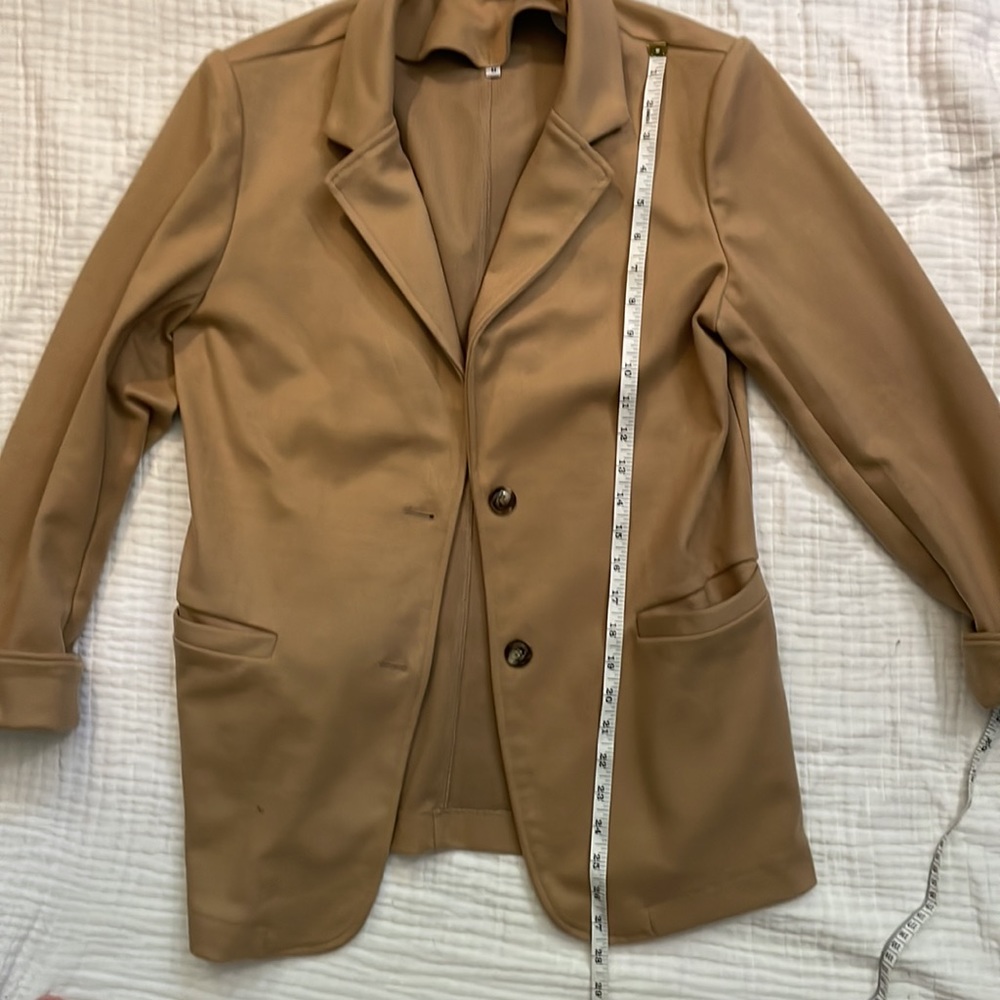 Camel 2 Button Blazer - image 4